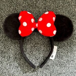 Women’s Authentic Disney Classic Red & White Polka Dot Minnie Ears - NWOT